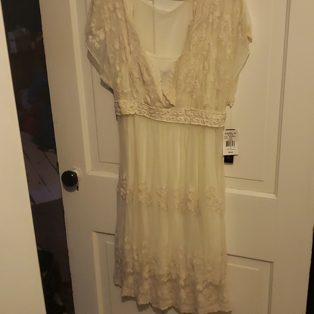 HeartSoul Ivory Lace Dress